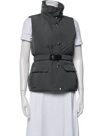 Pre-owned Theory Vest In Green