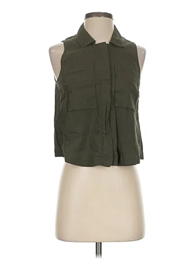 Pre-owned Theory Vest In Green