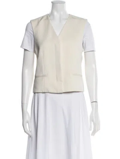 Pre-owned Theory Vest In Neutral