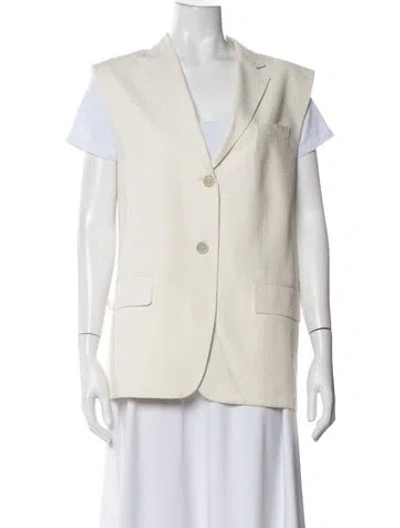 Pre-owned Theory Vest In Neutral