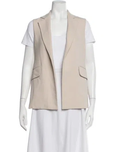 Pre-owned Theory Vest In Neutrals