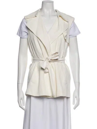 Pre-owned Theory Vest In Neutrals