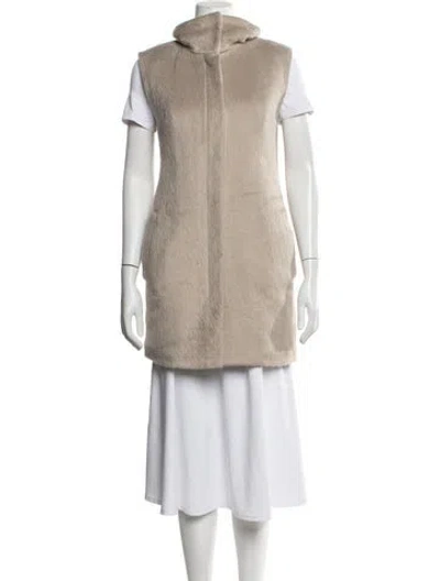 Pre-owned Theory Vest In Neutrals
