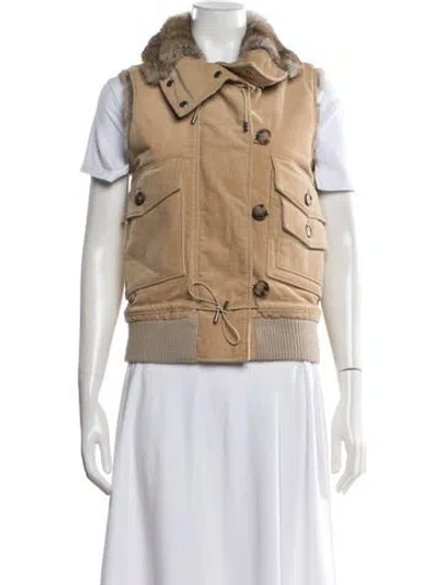 Pre-owned Theory Vest In Neutrals