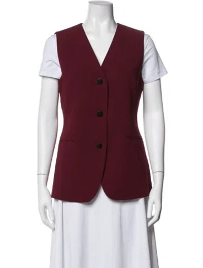 Pre-owned Theory Vest In Red