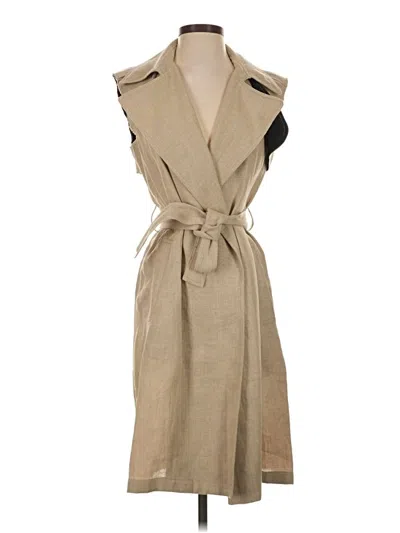 Pre-owned Theory Vest In Tan