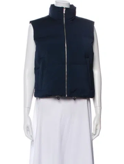 Pre-owned Theory Vest W/ Tags In Blue