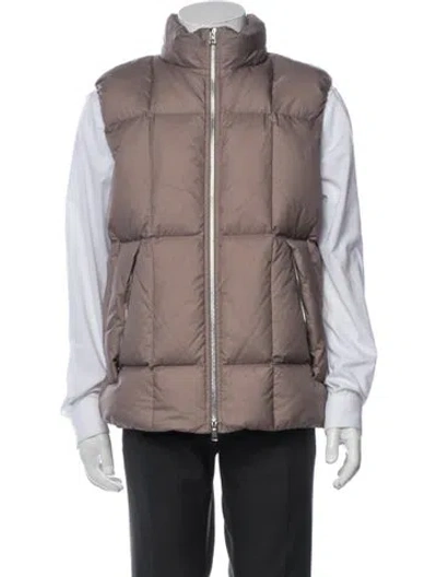 Pre-owned Theory Vest W/ Tags In Brown