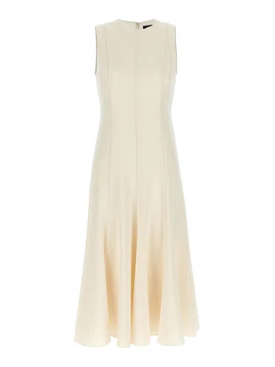 Theory Long Dress In White