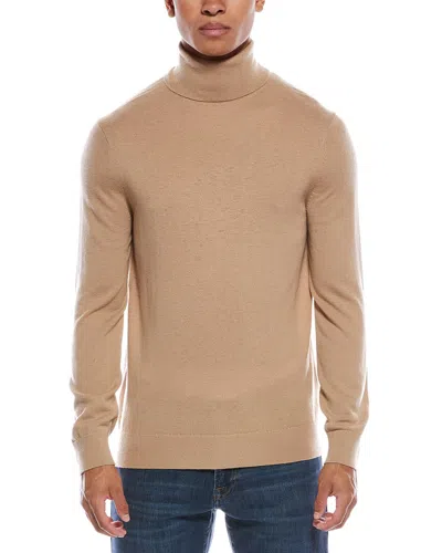 Theory Vilass Wool-blend Turtleneck Sweater In Gold