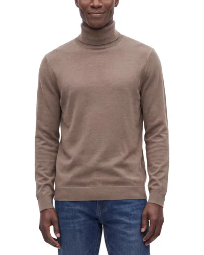 Theory Vilass Wool Turtleneck Sweater In Brown
