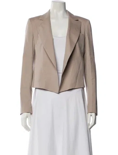 Pre-owned Theory Virgin Wool Biker Jacket In Neutral