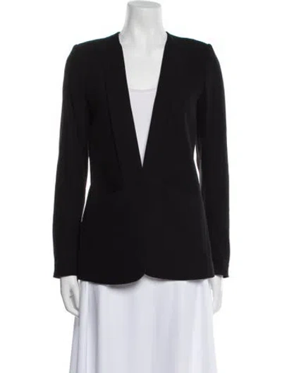 Pre-owned Theory Virgin Wool Blazer In Black