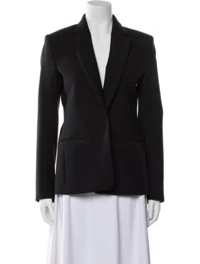 Pre-owned Theory Virgin Wool Blazer In Black