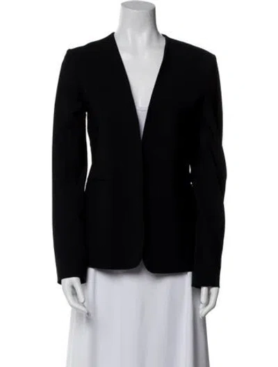 Pre-owned Theory Virgin Wool Blazer In Black