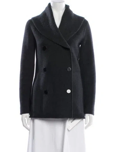 Pre-owned Theory Virgin Wool Blazer In Black