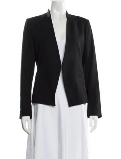 Pre-owned Theory Virgin Wool Blazer In Black