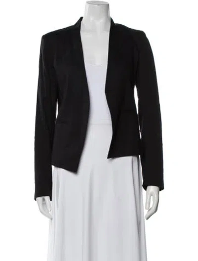 Pre-owned Theory Virgin Wool Blazer In Black