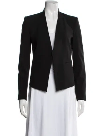 Pre-owned Theory Virgin Wool Blazer In Black