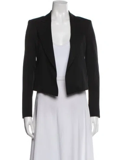 Pre-owned Theory Virgin Wool Blazer In Black