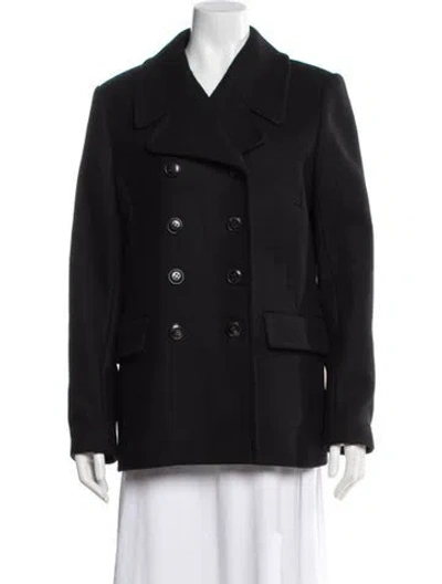 Pre-owned Theory Virgin Wool Blazer In Black