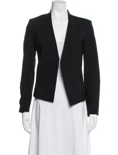Pre-owned Theory Virgin Wool Blazer In Black