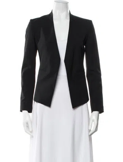 Pre-owned Theory Virgin Wool Blazer In Blue