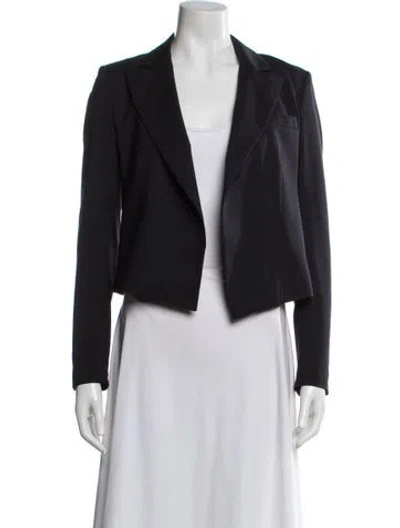 Pre-owned Theory Virgin Wool Blazer In Blue