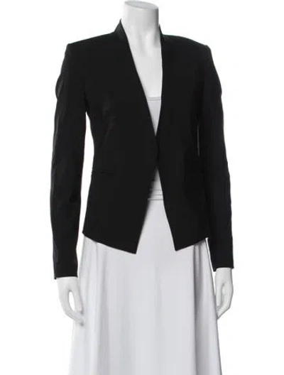 Pre-owned Theory Virgin Wool Blazer In Blue