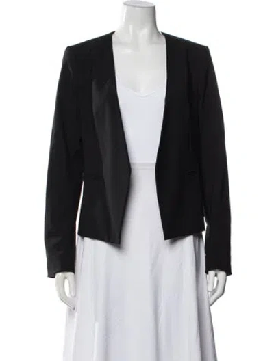 Pre-owned Theory Virgin Wool Blazer In Blue
