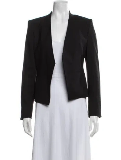 Pre-owned Theory Virgin Wool Blazer In Blue