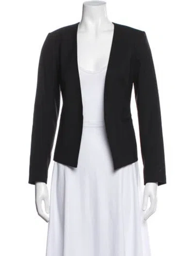 Pre-owned Theory Virgin Wool Blazer In Blue