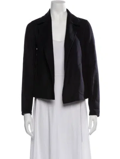 Pre-owned Theory Virgin Wool Blazer In Blue
