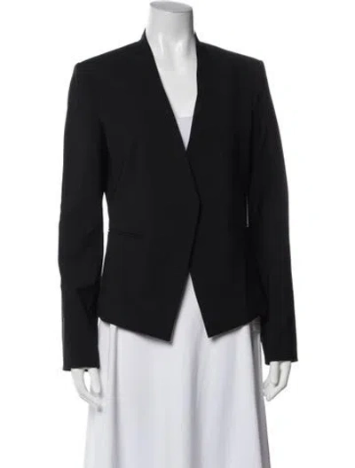Pre-owned Theory Virgin Wool Blazer In Blue