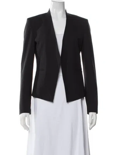 Pre-owned Theory Virgin Wool Blazer In Gray