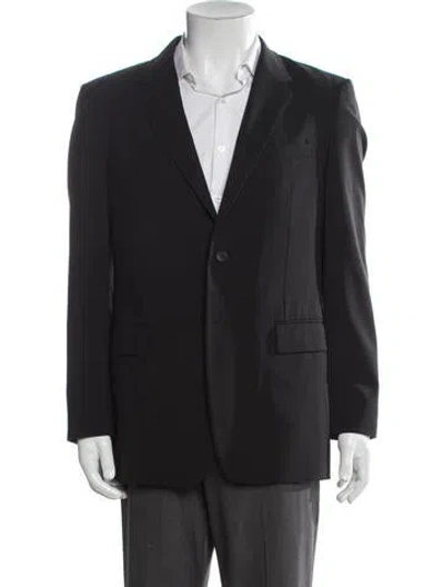 Pre-owned Theory Virgin Wool Blazer In Gray