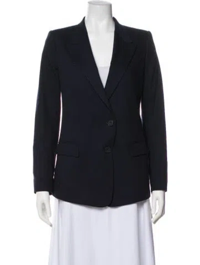 Pre-owned Theory Virgin Wool Blazer In Gray