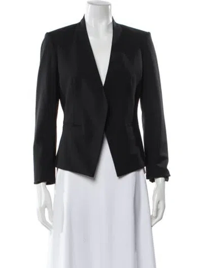 Pre-owned Theory Virgin Wool Blazer In Gray