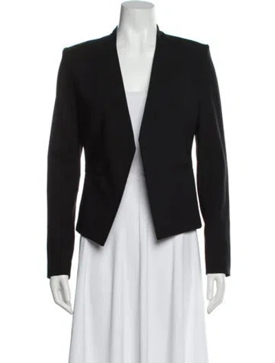 Pre-owned Theory Virgin Wool Blazer In Gray