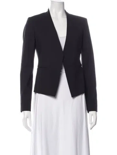 Pre-owned Theory Virgin Wool Blazer In Gray