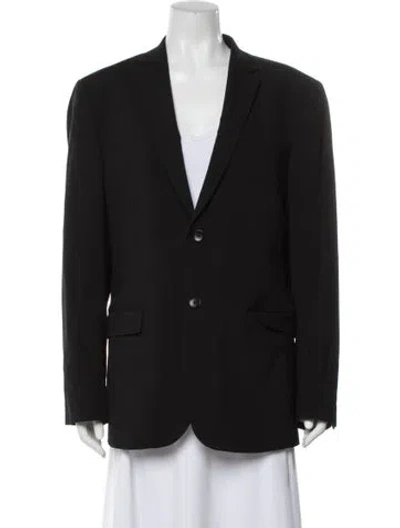 Pre-owned Theory Virgin Wool Blazer In Gray