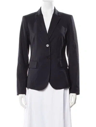 Pre-owned Theory Virgin Wool Blazer In Gray