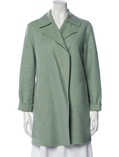 Pre-owned Theory Virgin Wool Blazer In Green