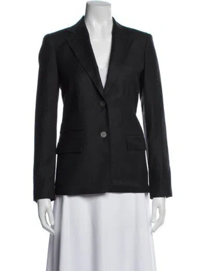Pre-owned Theory Virgin Wool Blazer In Grey