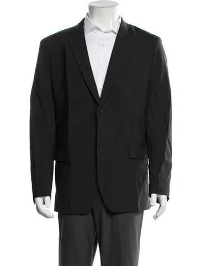 Pre-owned Theory Virgin Wool Blazer In Grey