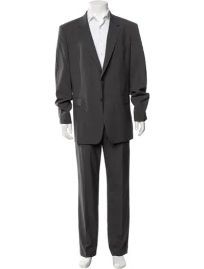 Pre-owned Theory Virgin Wool Blazer In Grey