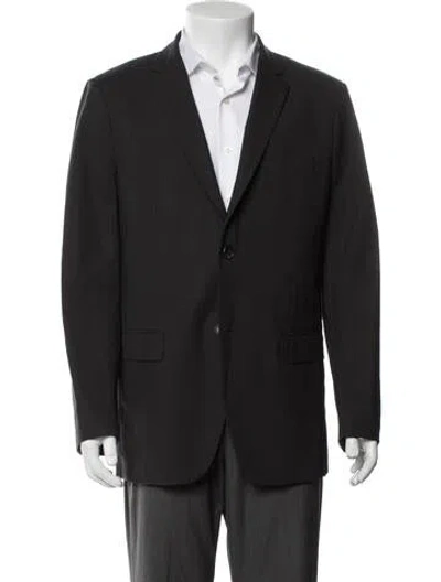 Pre-owned Theory Virgin Wool Blazer In Grey