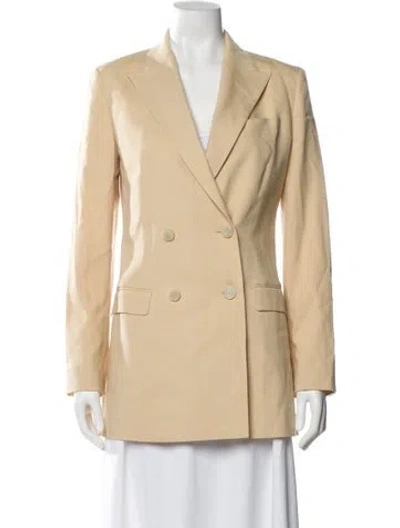 Pre-owned Theory Virgin Wool Blazer In Neutral