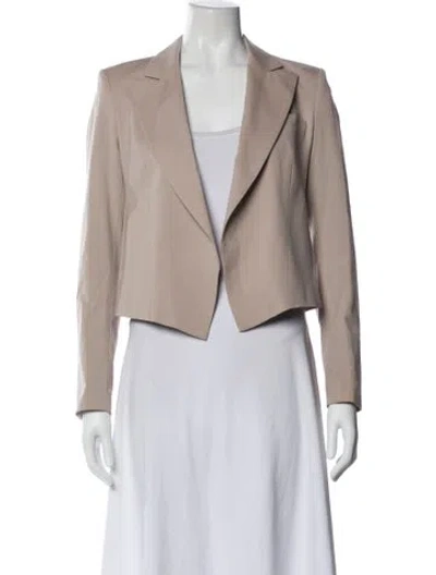 Pre-owned Theory Virgin Wool Blazer In Neutral