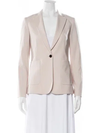 Pre-owned Theory Virgin Wool Blazer In Neutral